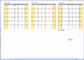6  3 Month Calendar Template Excel