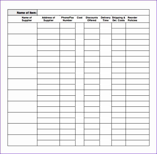 asset inventory spreadsheet