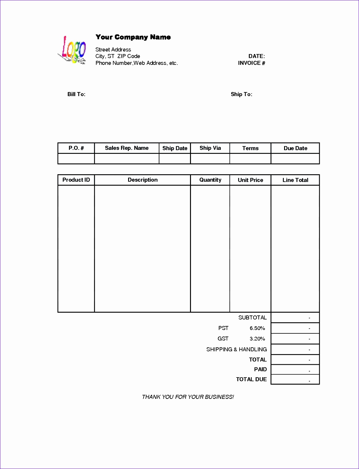 small business invoice template free invoice template free 2016 invoice template 1275 x 1650