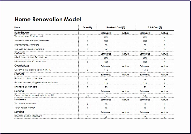 home renovation model template 1
