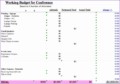12 Conference Budget Template Excel