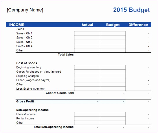 small business annual bud template sample business bud 9 documents in pdf excel