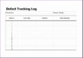 8 Defect Tracking Log