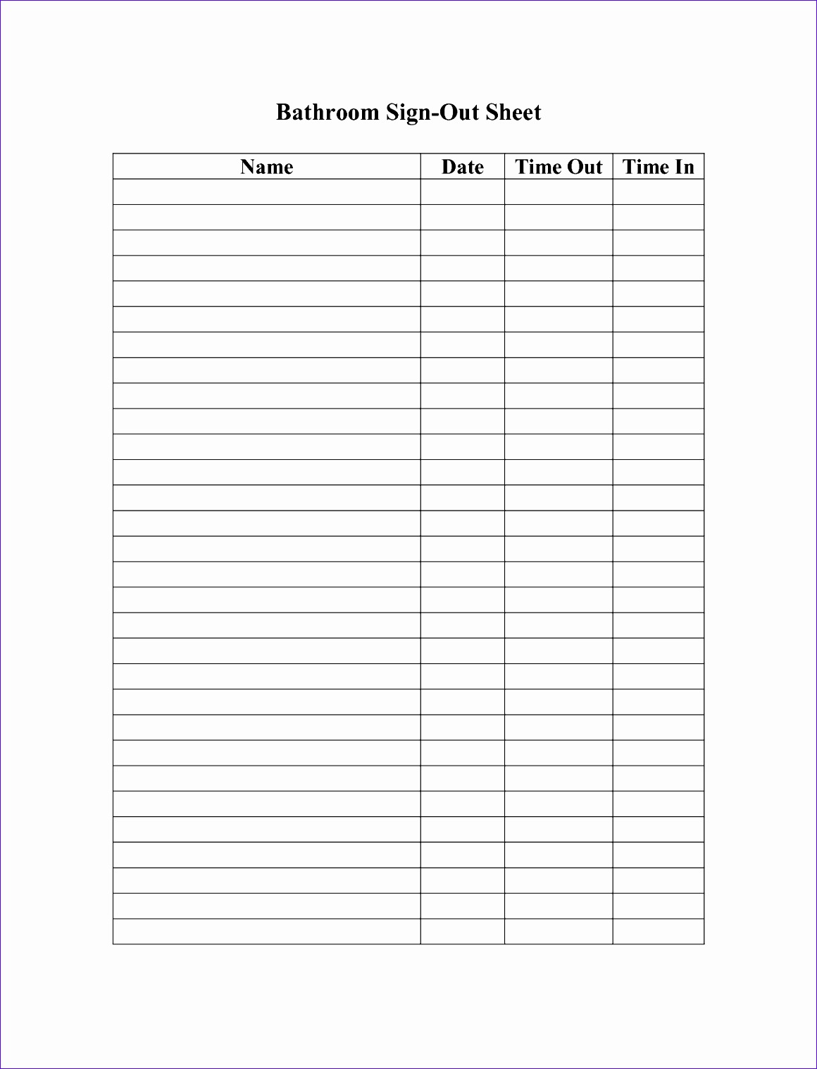 1000 images about clock out sheet on pinterest free printable track and signs accounting balance template attendance spreadsheet excel appointment sign up word