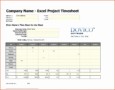 12 Employee Timesheet Template Excel Spreadsheet