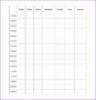 7 Excel 24 Hour Schedule Template