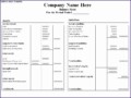 5  Excel Balance Sheet Template Free Download