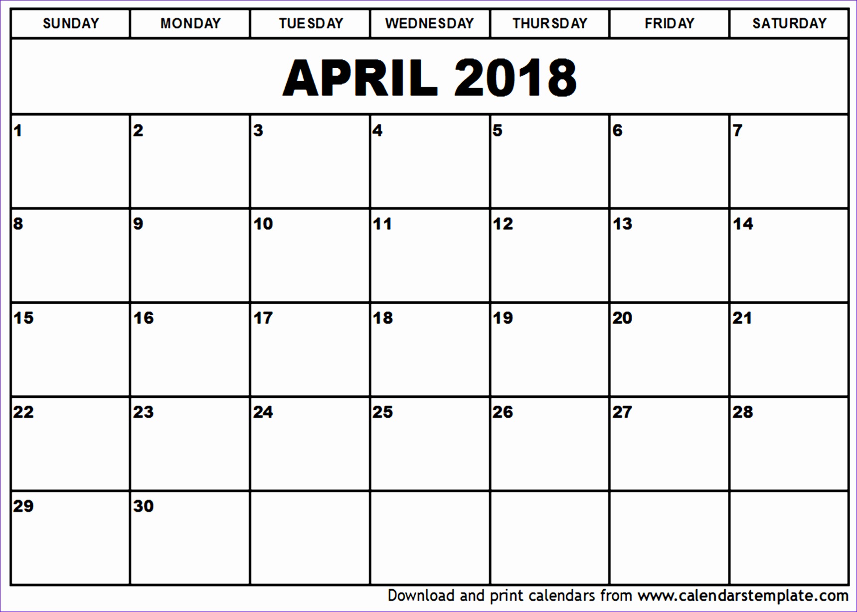 april 2018 calendar template april 2018 calendar MaIqdZ