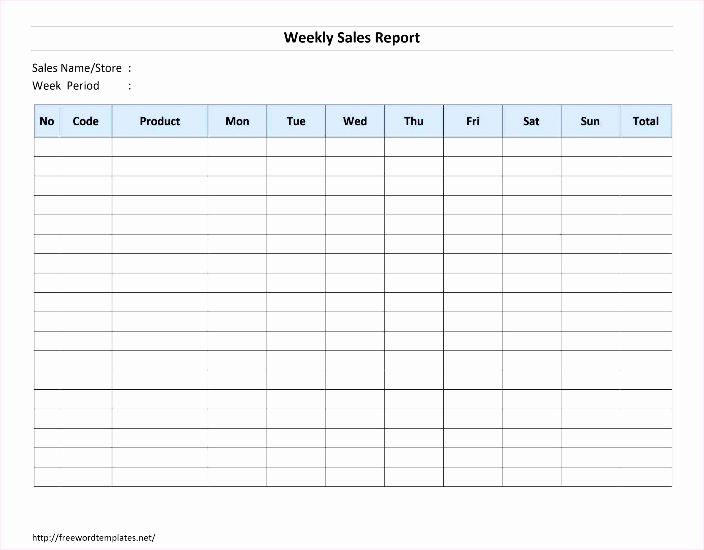 weekly task scheduler template