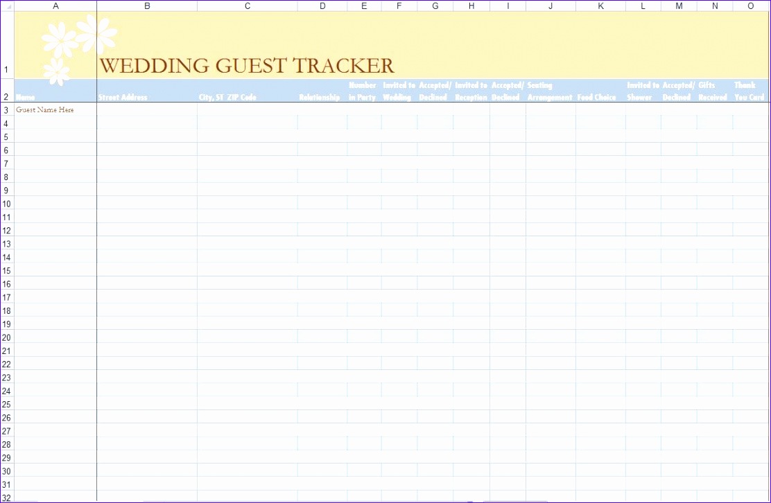 guest list template image 1