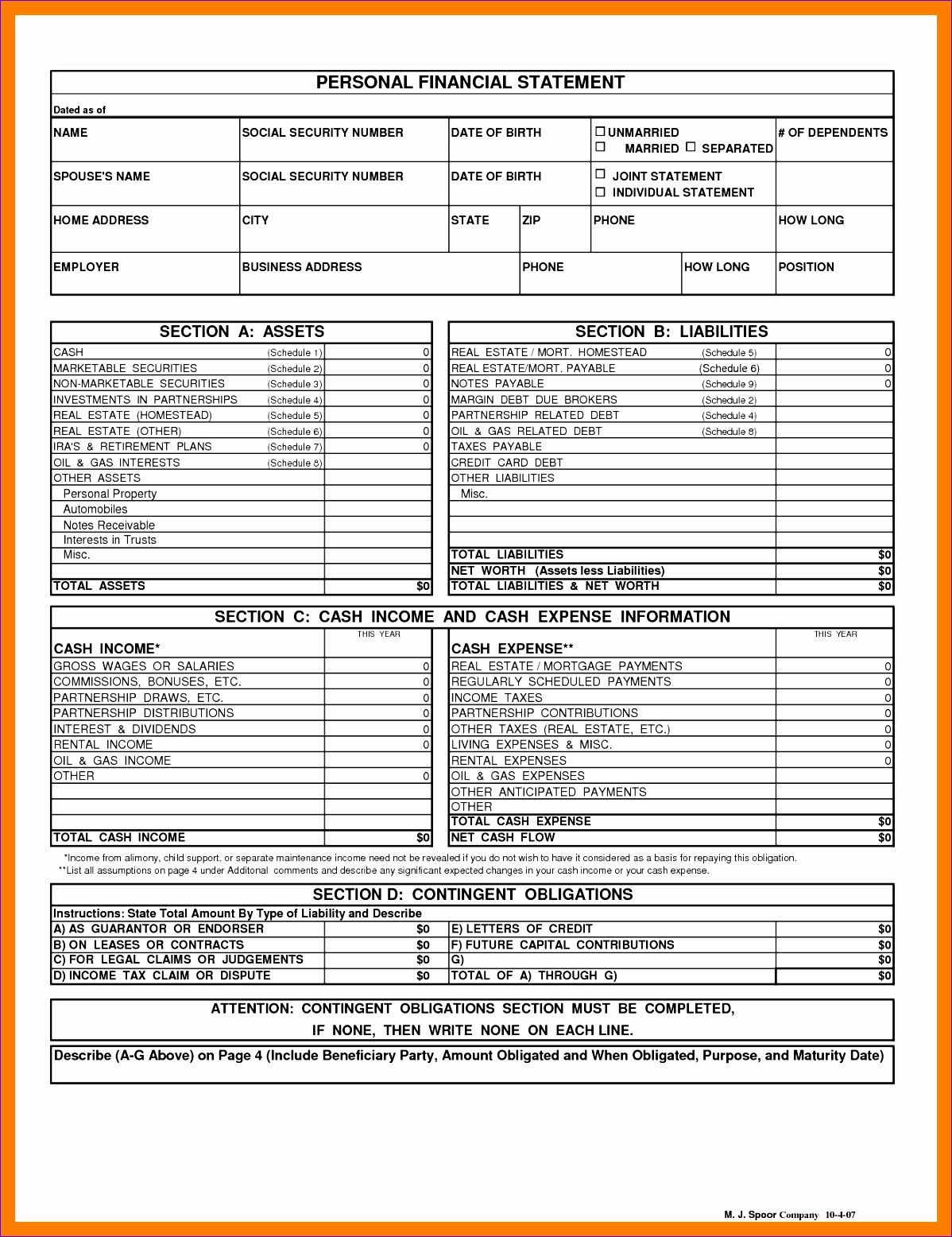 personal financial plan example simple personal in e statement personal financial statement template kcfmbzks