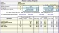 10 Food Cost Excel Template