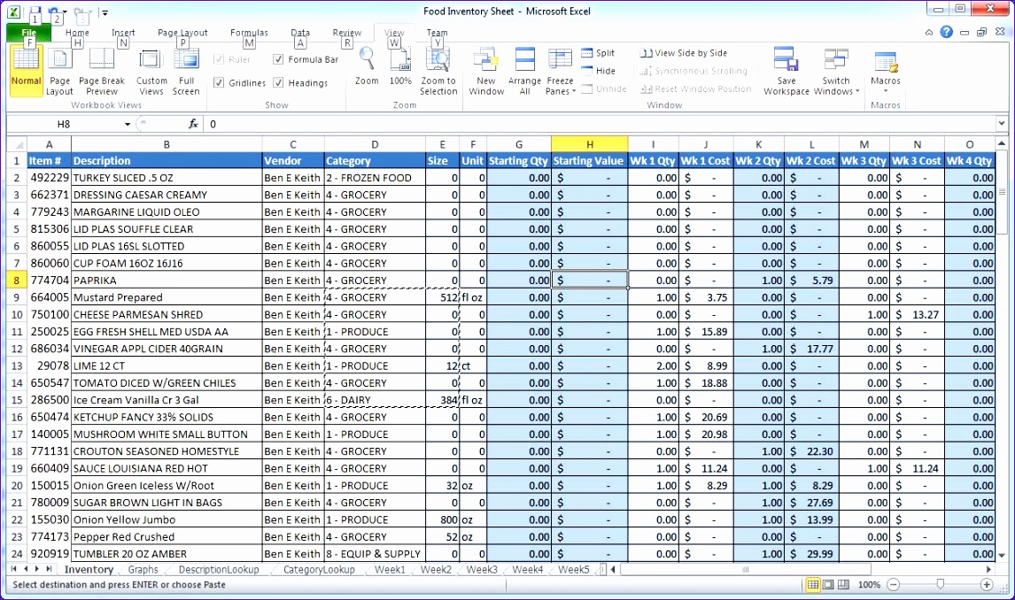Example A Spreadsheet With Excel