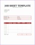 8 Job Sheets Templates Excel