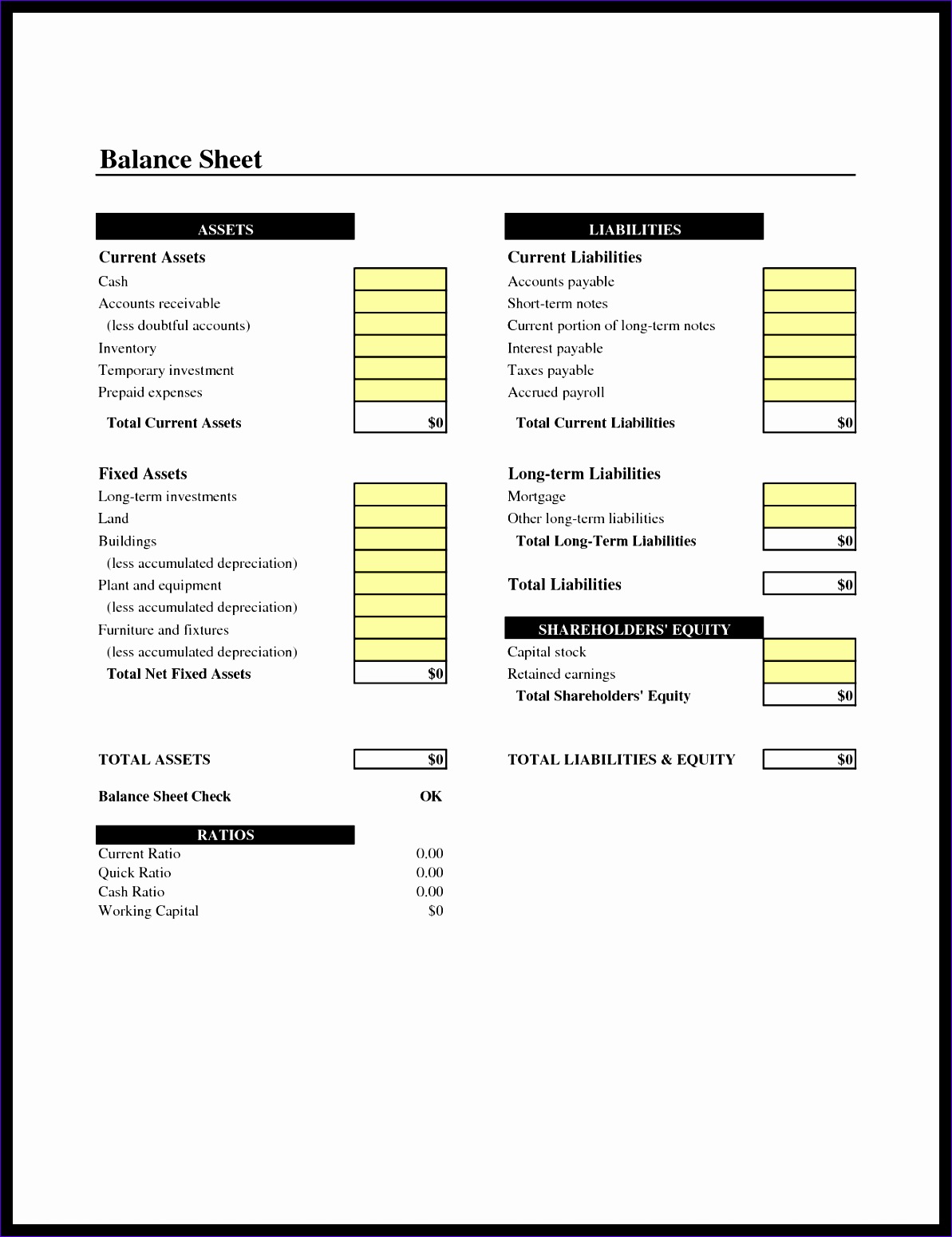 in e balance sheet template snapshot of your excel small business and agenda for meeting blank invoice example advertisement flyer booklet award word attendance book receipt army