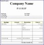 10 Payslip Template Excel Free Download