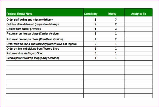 Analysis Order Tracking Template Excel Format