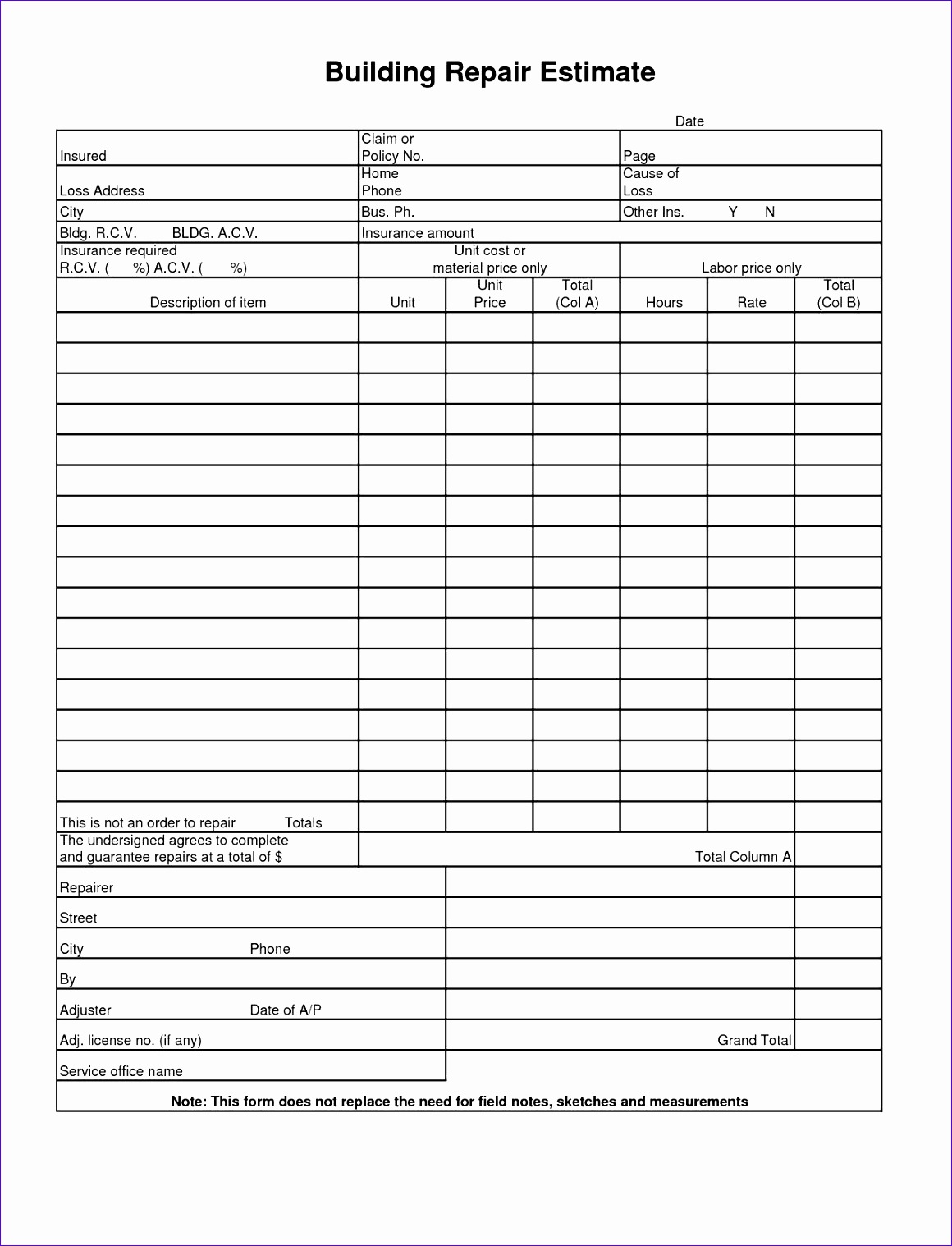 Electrical Estimating Spreadsheet Free Download Construction Estimate Spreadsheet Template Free Construction Cost Estimating Spreadsheet