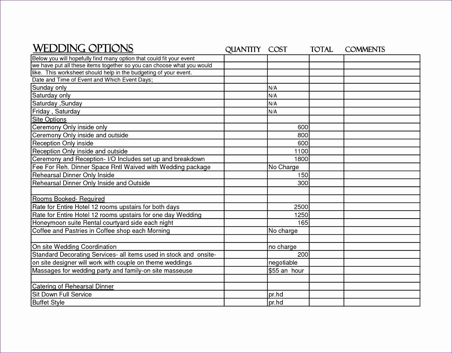 Server Checklist Template Excel