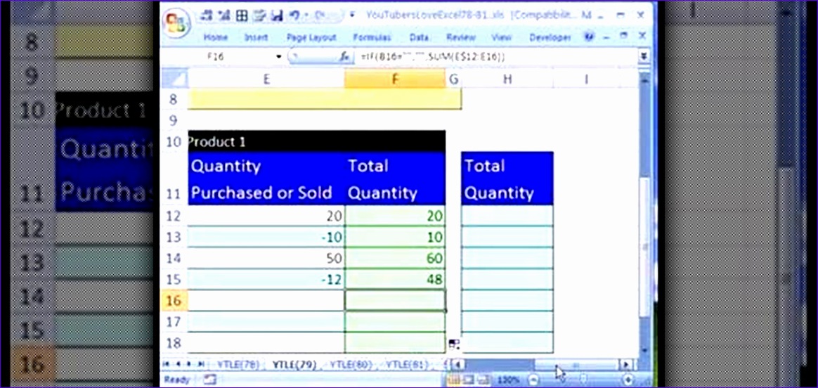 create excel inventory template with running totals 1280x600