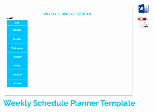 Download Blank Study Timetable Schedule Template