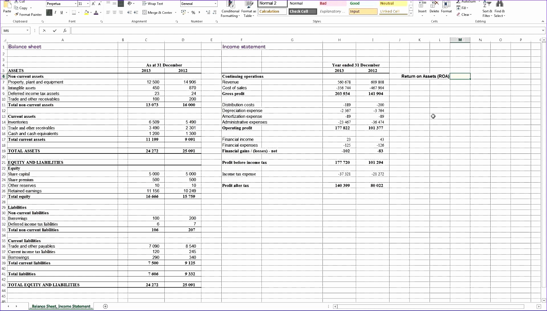 Tax Return Excel Template