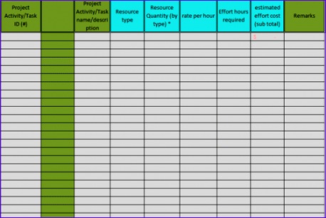 project time estimation template excel 458306