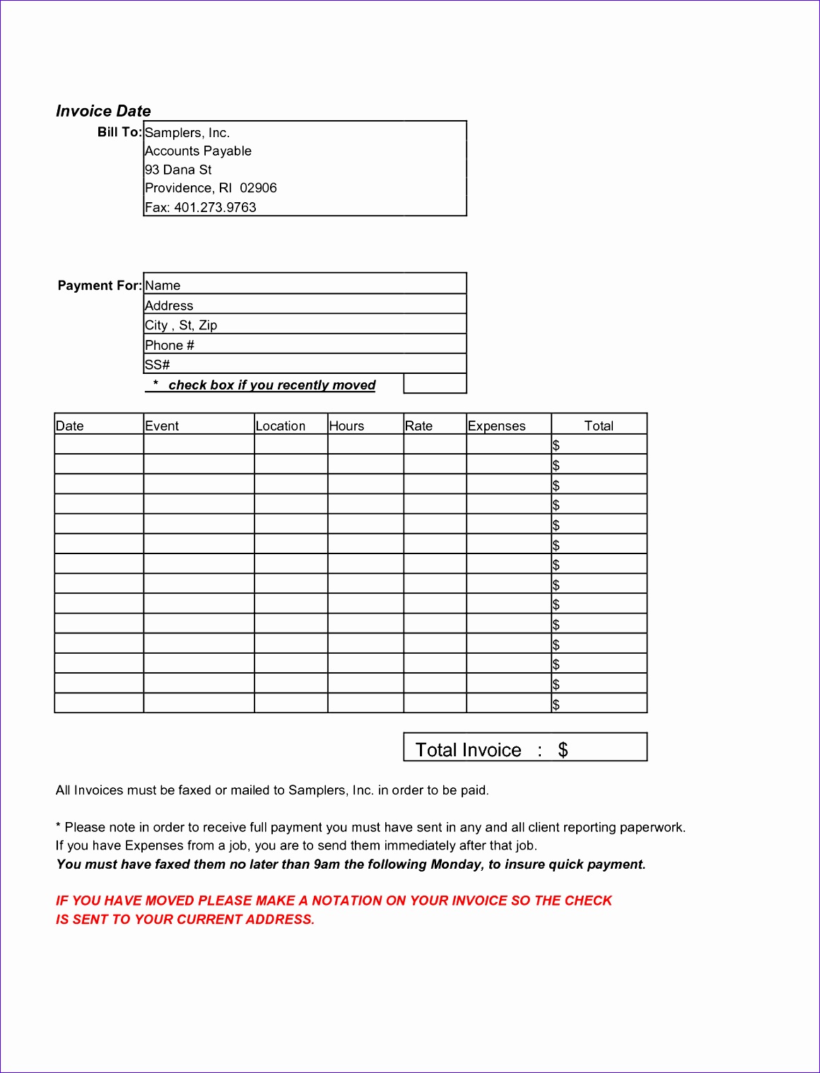 independent contractor invoice template free 1155 11601518