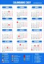 8 2018 Calendar Excel Template
