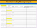 5  Action Item Template Excel