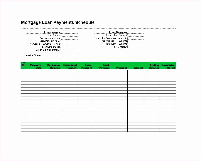 amortization schedule 819656