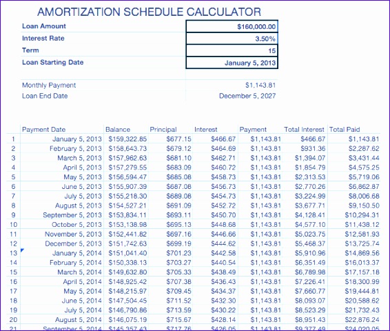 amortization schedule calculator v2 566480