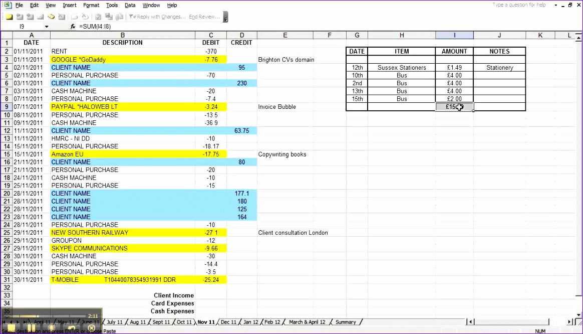example of business expenses spreadsheet 1164666