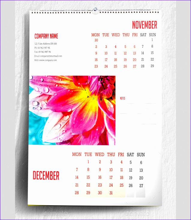 sample calendar template