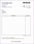 8 Blank Invoice Template Excel