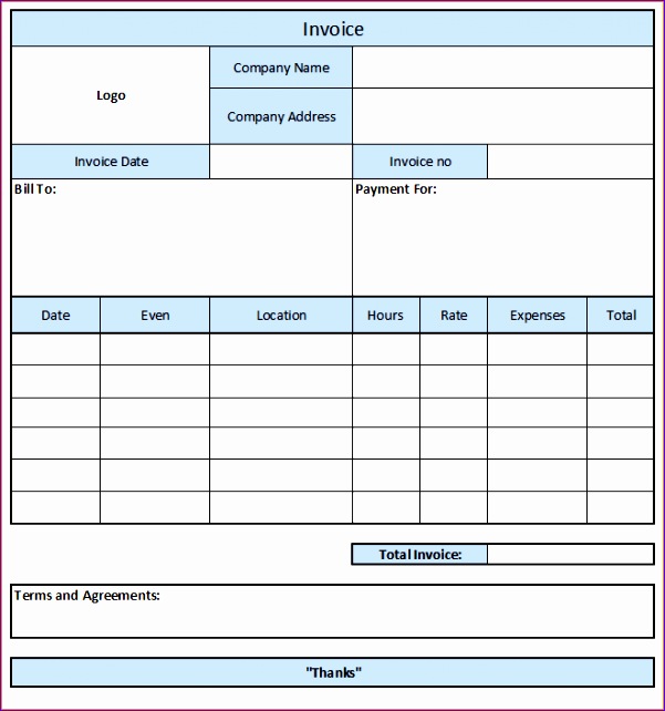 4 construction invoice template 601642