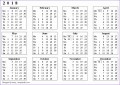 10 Calender Template Excel