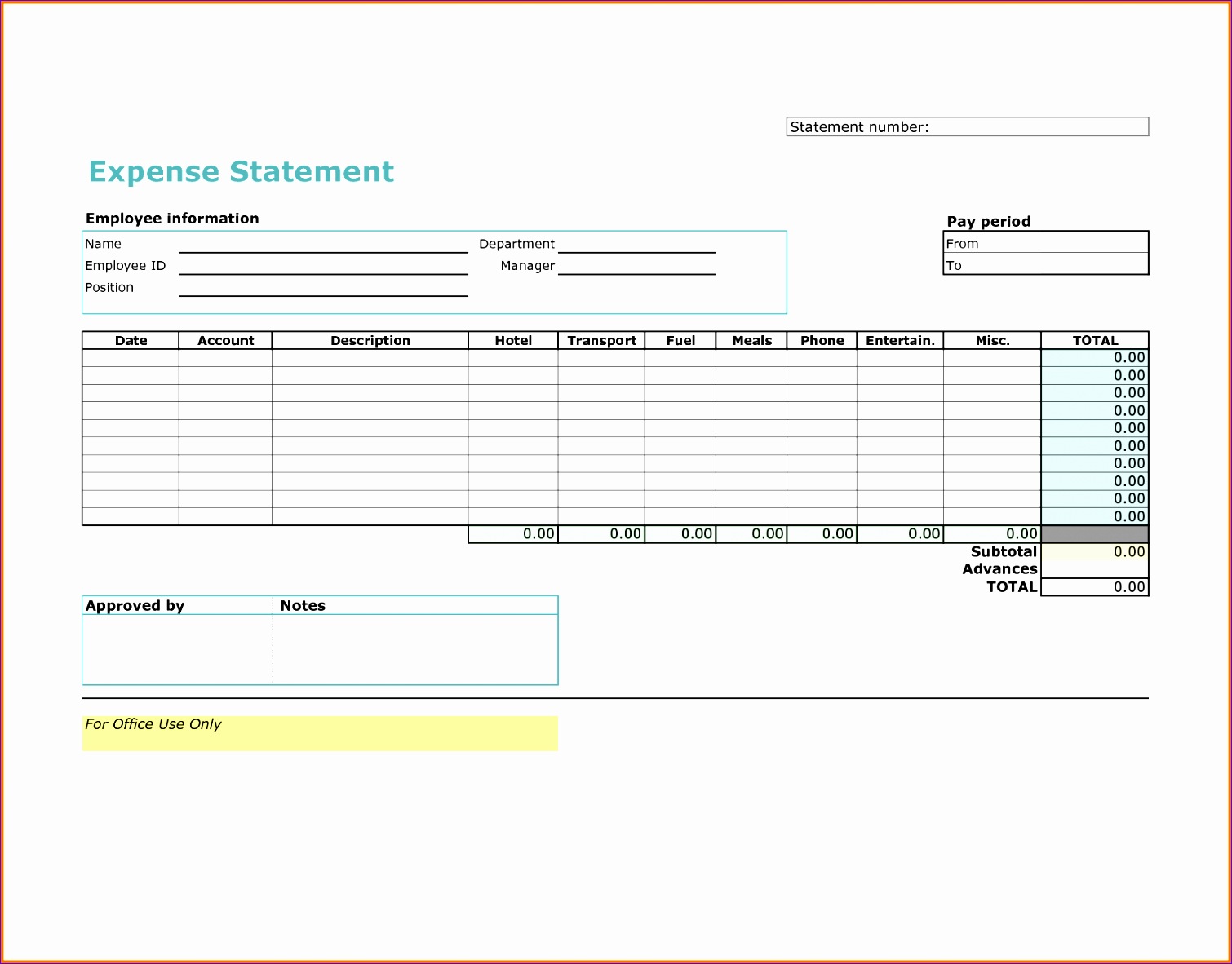 4 travel expense report template 15101182