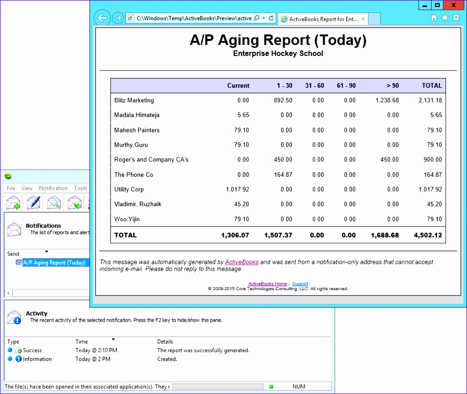 how to email accounts payable aging report 935789