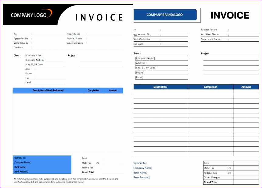invoice template excel free 861618