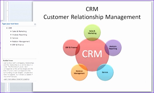customer relationship management diagram in powerpoint 527319