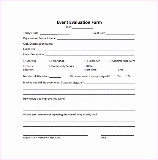 event evaluation