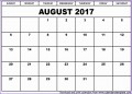10 Blank Calendar Template Excel