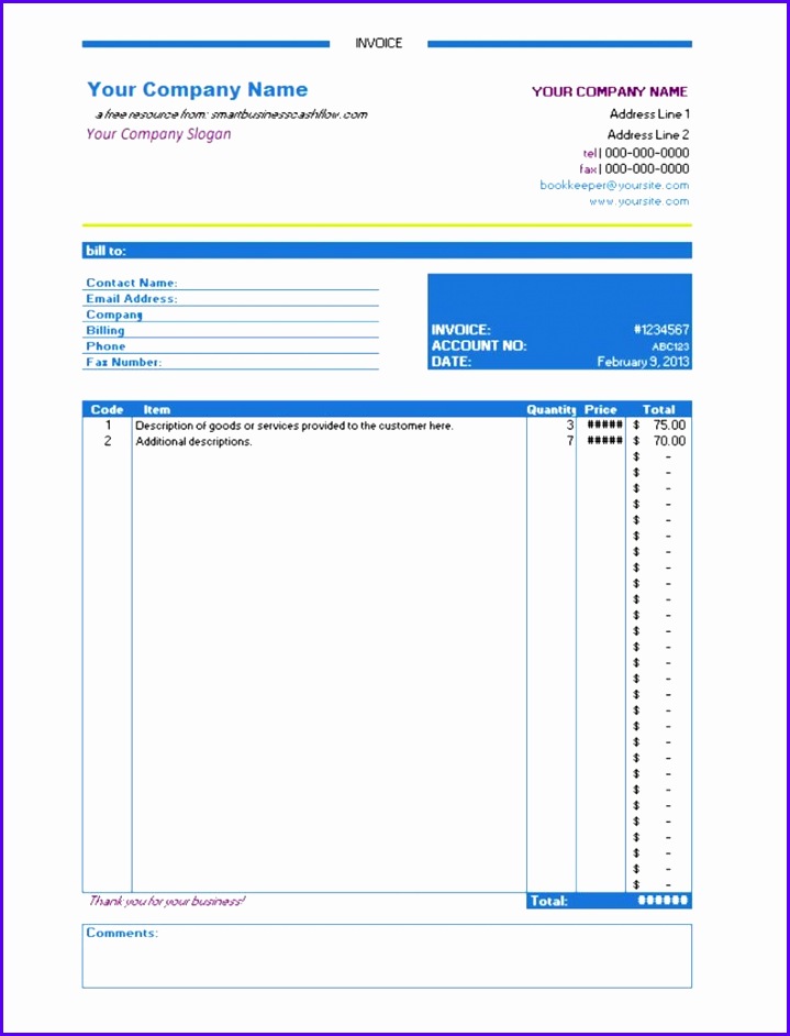Sample Contractor Invoice and Free Construction Invoice Template Excel Pdf Word C 719942