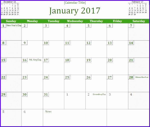 2017 Monthly Calendar 602509