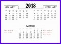 6  Excel Calendars Templates