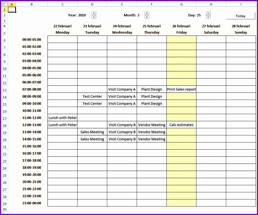 can the excel calendar file here excel calendar xlsm you need weekly calendar template 869723
