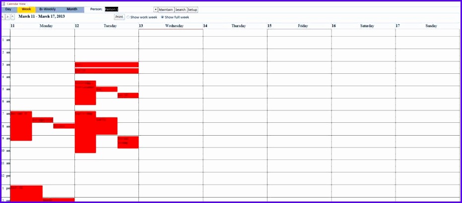 Weekly Planner Maker Employee Time Tracking Excel Employee Work Schedule Template Excel 931410