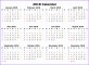 6 Calendar Excel Template 2018