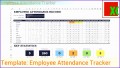 8 Excel attendance Template